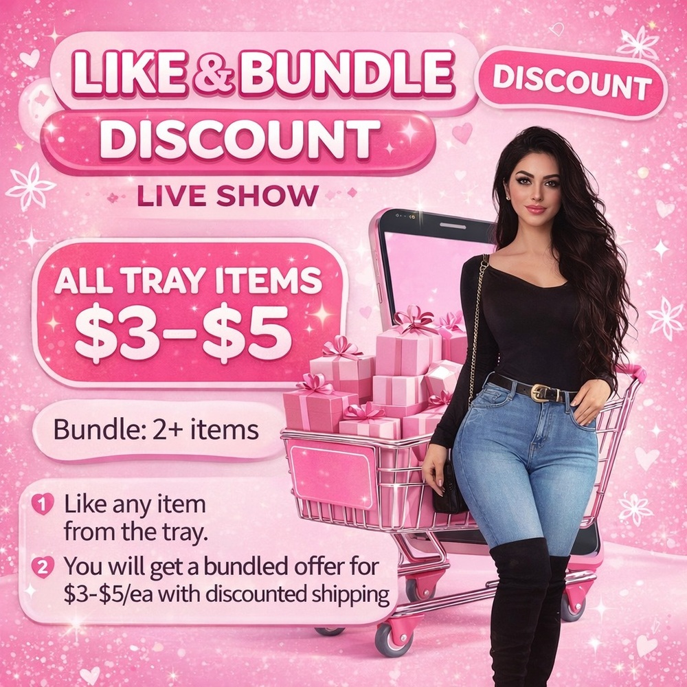 💕 LIKE & BUNDLE DISCOUNT LIVE SHOW 💕 ALL TRAY ITEMS $3–$5
